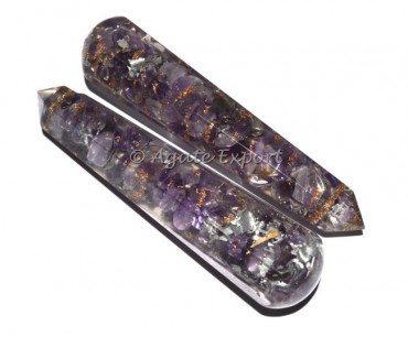 Amethyst Faceted Massage Wand