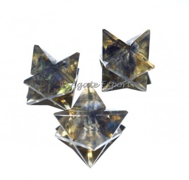 Blue Aventurine Orgone Merkaba Star