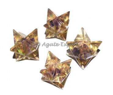 Amethyst Orgone Merkaba Star
