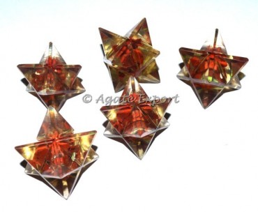 Red Jasper Orgone Merkaba Star