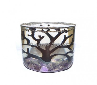 Orgone Tree Of Life With Amethyst Base