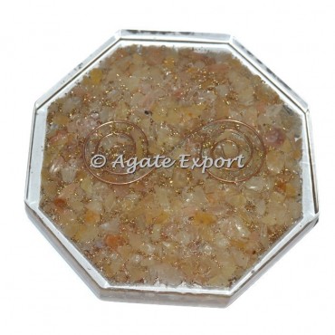 Yellow Aventurine Healing Orgonite Vastu Plate