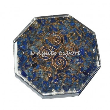 Lapis Lazuli Healing Orgonite Vastu Plate