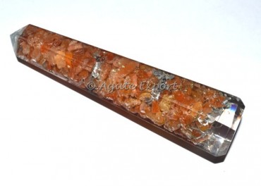 Golden Quartz Orgone Obelisk