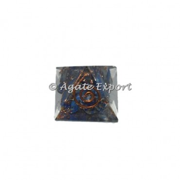 Lapis Lazuli Small Orgonite Pyramid