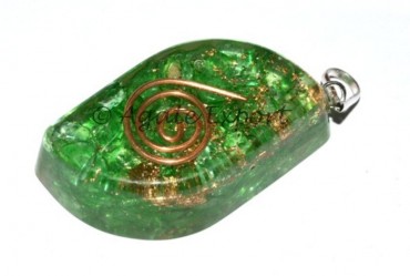 Peridote Eye Orgone Pendants
