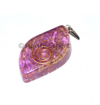 Amethyst Eye Orgone Pendants