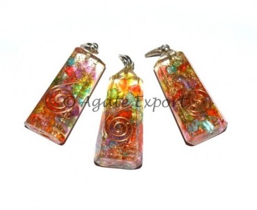 Flate Pencil Orgone Pendants
