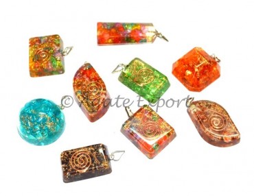 Mix Shape Orgone Pendants