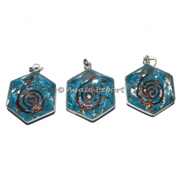 Turquoise Orgone Pendants