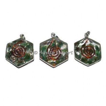 Green Jade Orgone Pendants