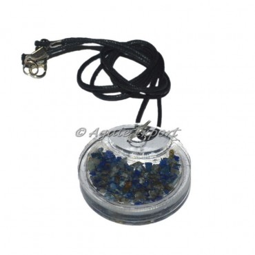 Lapis Lazuli Acrylic Orgone Pendant