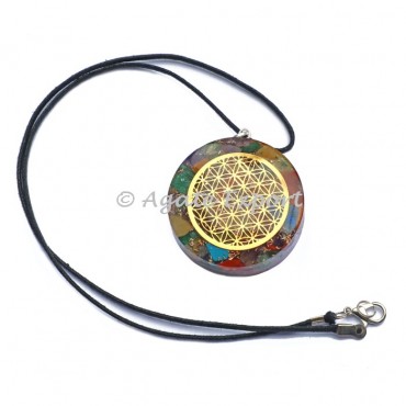Chakra Flower of life Pendants