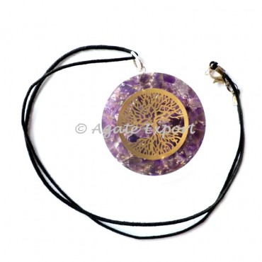 Amethyst Tree of life Pendants