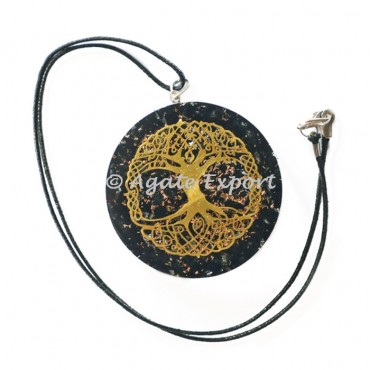 Tourmaline Tree of life Pendants Big