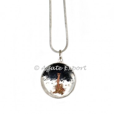 Tourmaline Orgonite Tree Pendants