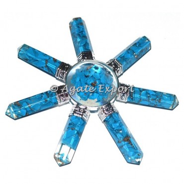 Turquoise Orgone Energy generator