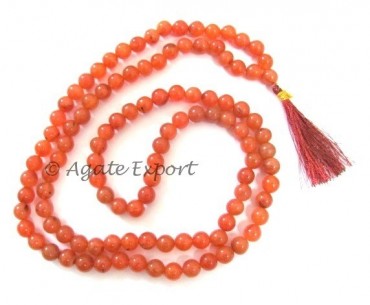Carnelian Mala.