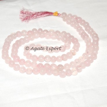Rose Quartz Jap Mala.