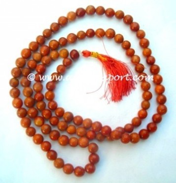 Peach Aventurine Mala.