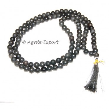 Black Agate Mala.