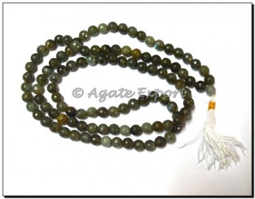 Labradorite Faceted Beads Jap Mala
