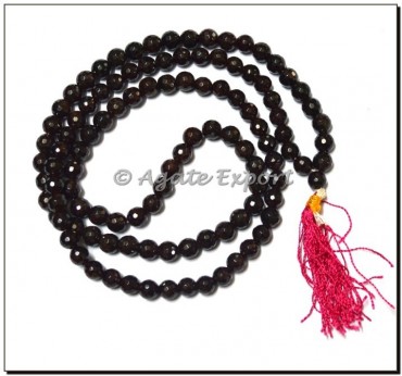 Garnet Faceted Beads Jap Mala