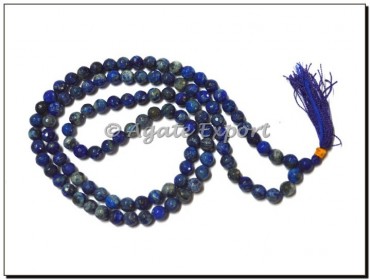 Lapis Lazuli Faceted Beads Jap Mala