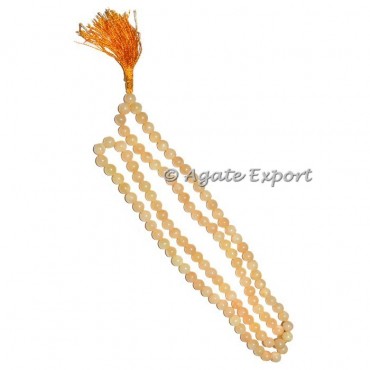 Yellow Calcite Japa Mala