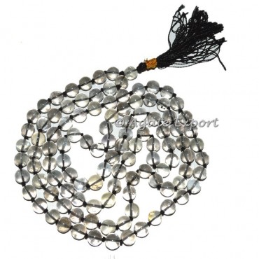 Crystal Quartz Knotted Jap Mala