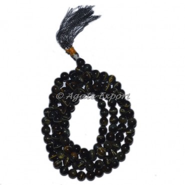 Black Tiger Eye Jap Mala
