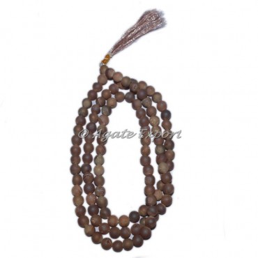 Red Color Druzy Beads Jap Mala
