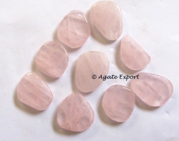 Rose Quartz Palm Stone