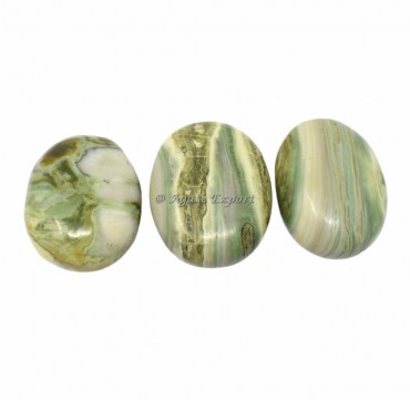 Serpentine Palm Stones