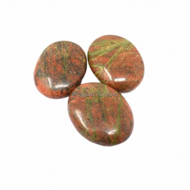 Unakite Palm Stone
