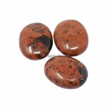 Mahagony Obsidian Palm Stone