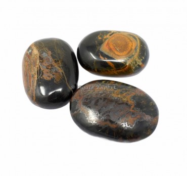 Banded Fancy Jasper Palm Stones