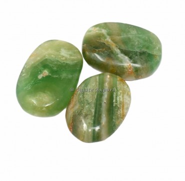 Green Flourite Palm Stone