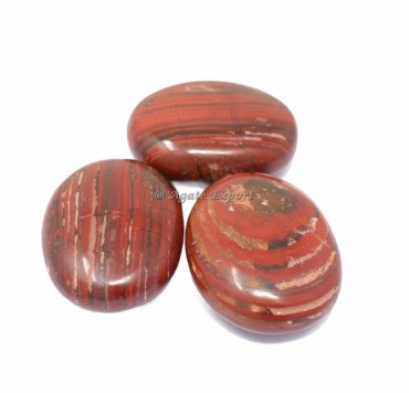 Red Jasper Palm Stones