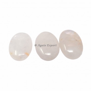 Crystal Quartz Palm Stones
