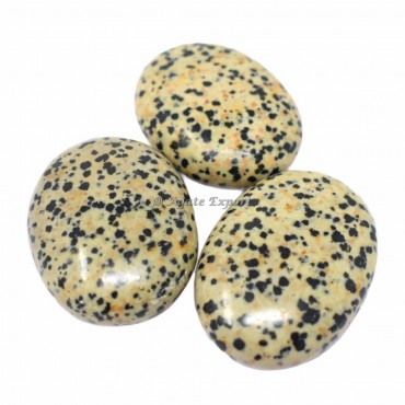 Dalmatian Jasper Palm Stones