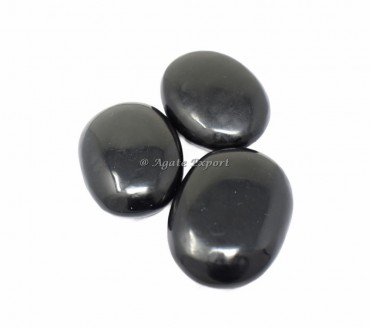 Black Obsidian Palm Stones