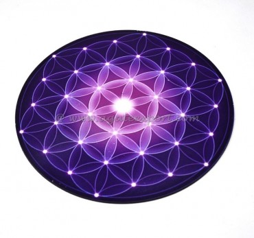 Seed Of Life Wooden Pendulum Divination Board