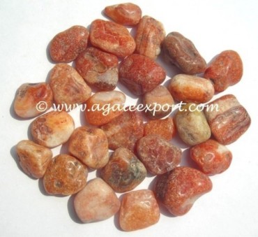 Red Carnelian Pebble Stone.