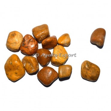 Yellow Jasper Pebble Stones