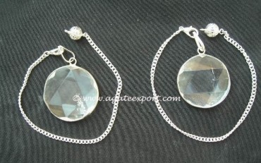 Crystal Quartz David Star Pendulums