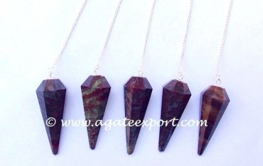 Hematite 6 Faceted pendulums
