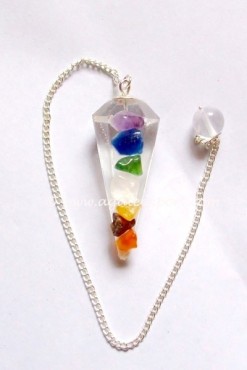 Chakra Crystal Pendulums With Chips