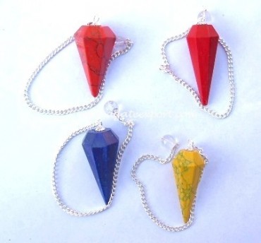Synthetic 6 Faceted Pendulums.