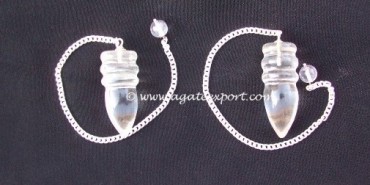 Crystal Egyptian Carved Pendulums.